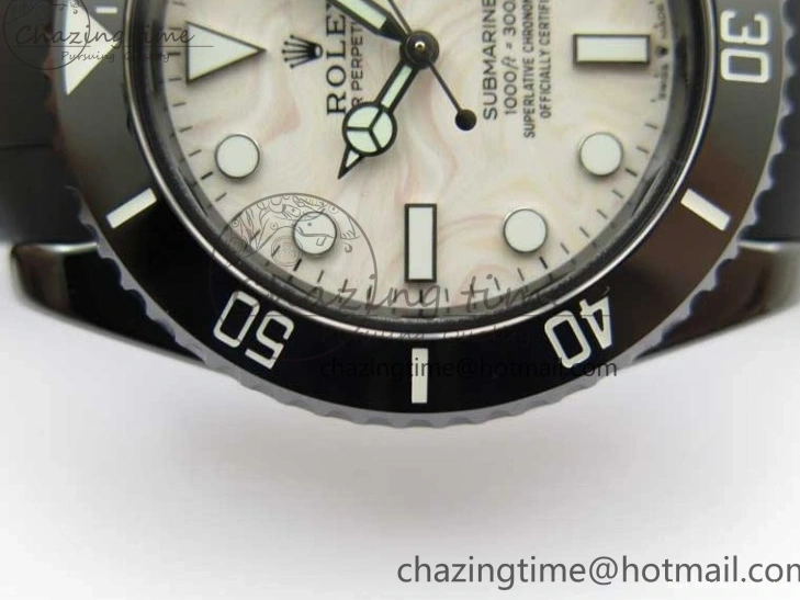 Best AAA Replica Sites Dial SA Strap Edition 2470 Cream Black 40mm 5GF Neat Rubber on Submariner Black Best Ceramic 1221